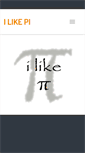 Mobile Screenshot of ilikepi.com