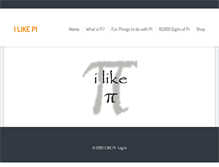 Tablet Screenshot of ilikepi.com